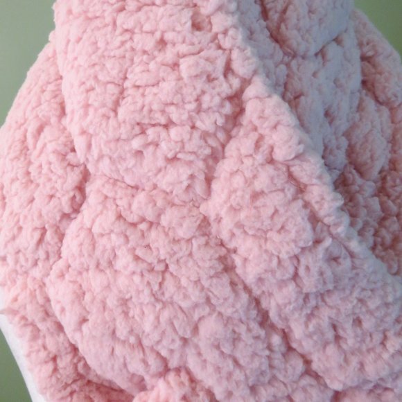 Reversable Pink I-N-C International Concepts Pull Through Scarf - Picture 2 of 3